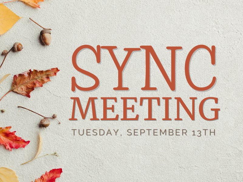 September SYNC Meeting