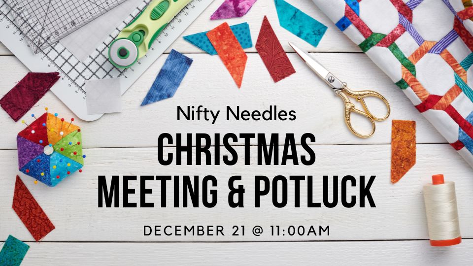 Nifty Needles Christmas Meeting Event Image